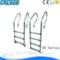 Guangzhou supply cheap above ground swimming pool ladders with safety handrail